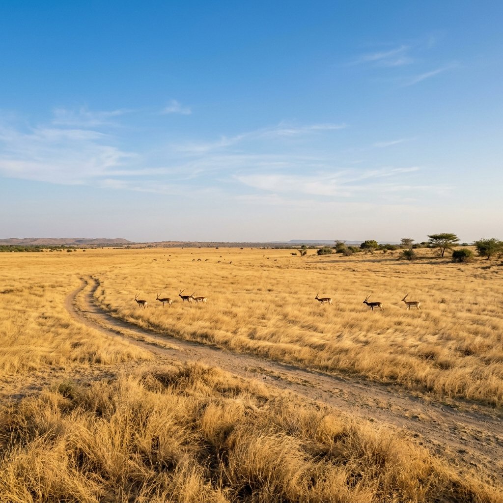 Nature Landscape Near Velavadar